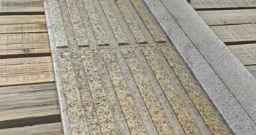 随州黄金麻盲道石 盲条