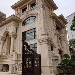 随州黄金麻别墅外墙异形定制