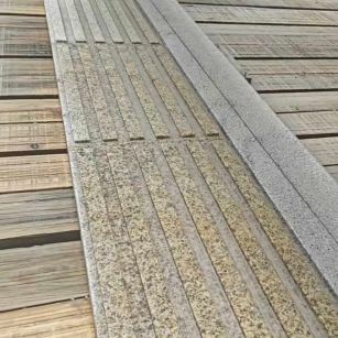 随州黄金麻盲道石 盲条