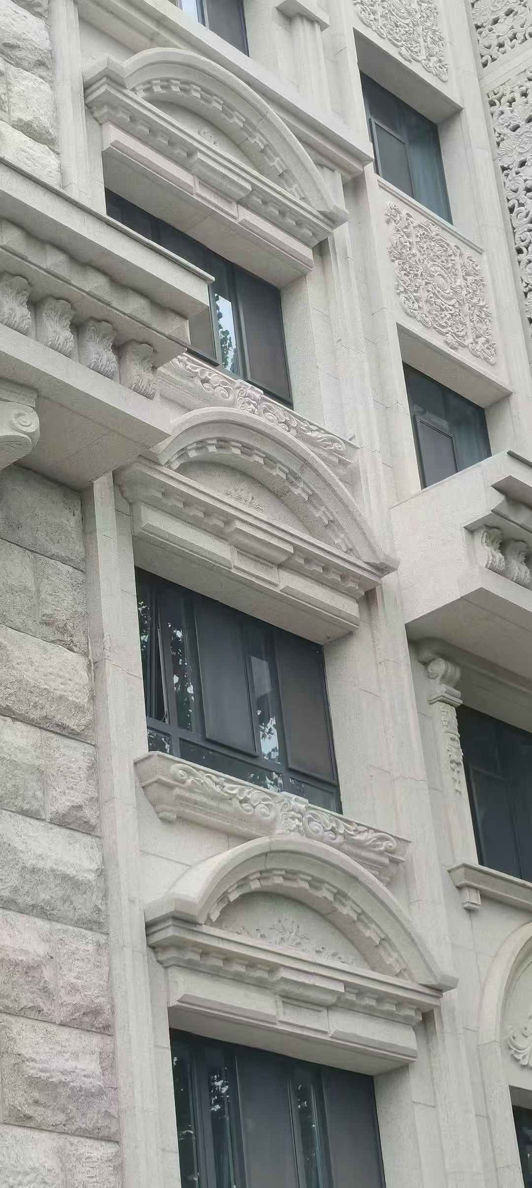 随州芝麻白异形 石材异形定制