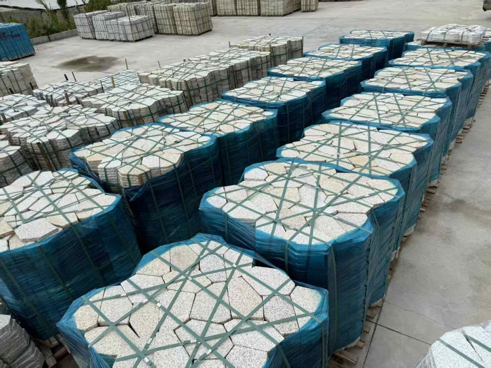 随州黄金麻冰裂纹 碎拼
