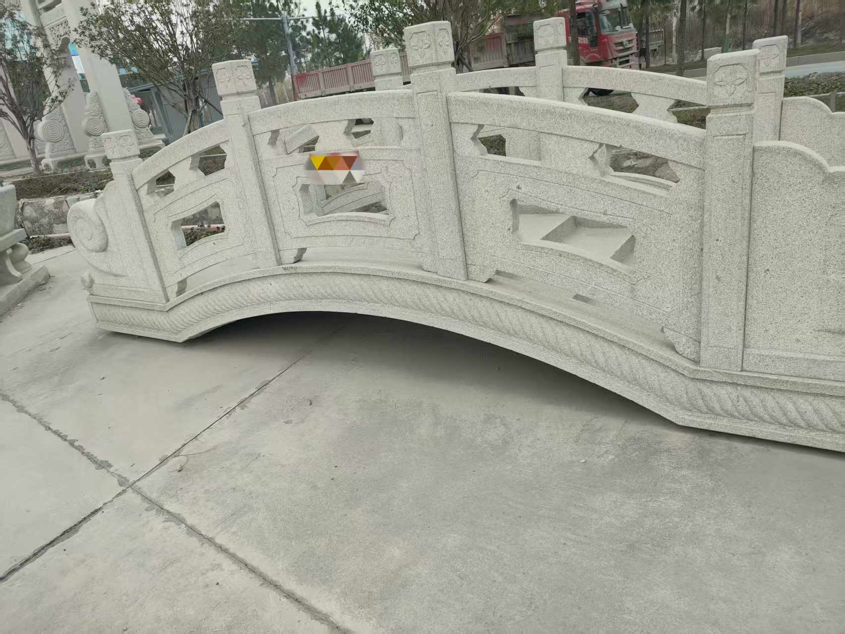 随州芝麻白拱桥，石桥