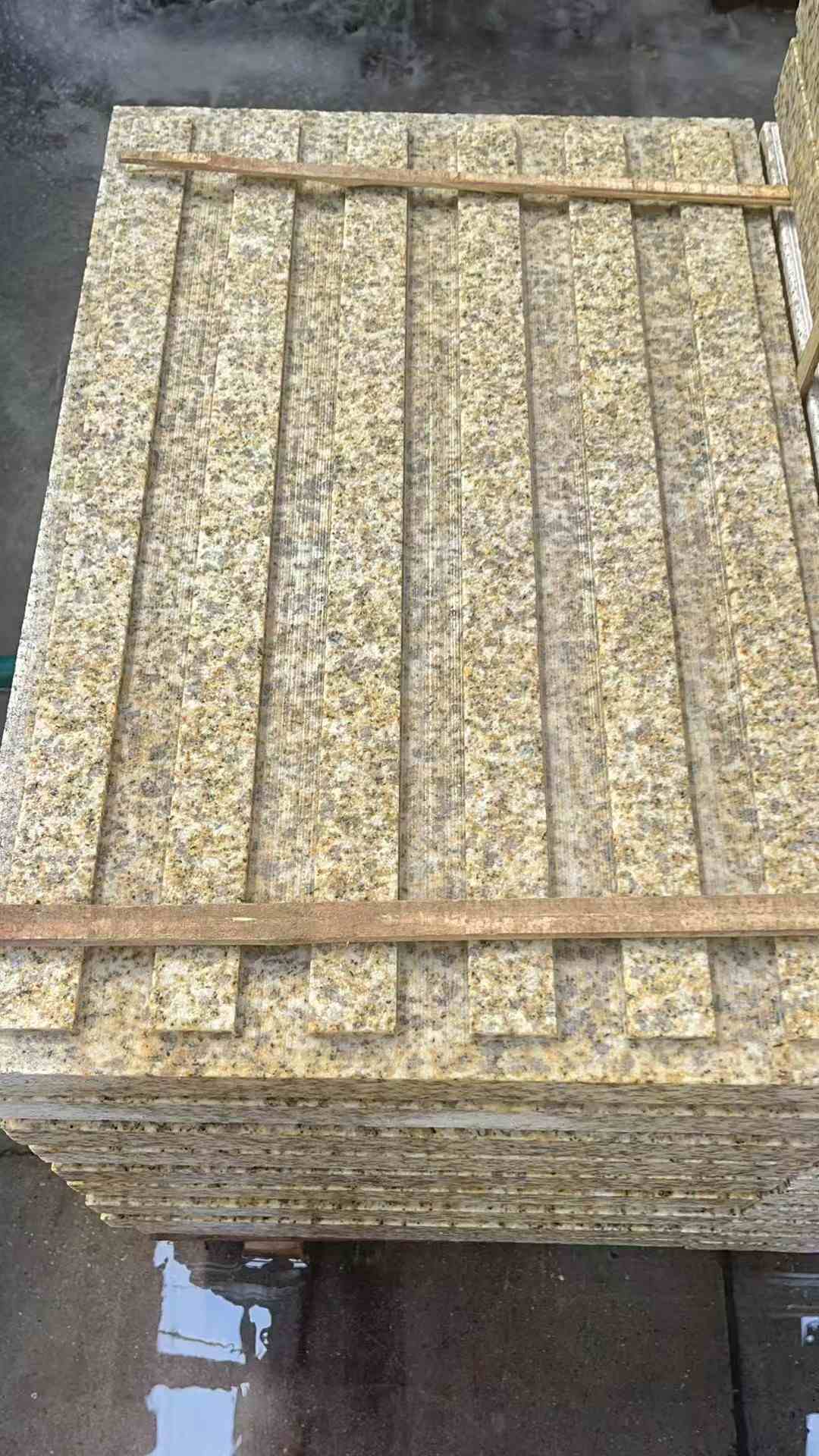 随州黄金麻盲道 石材盲道