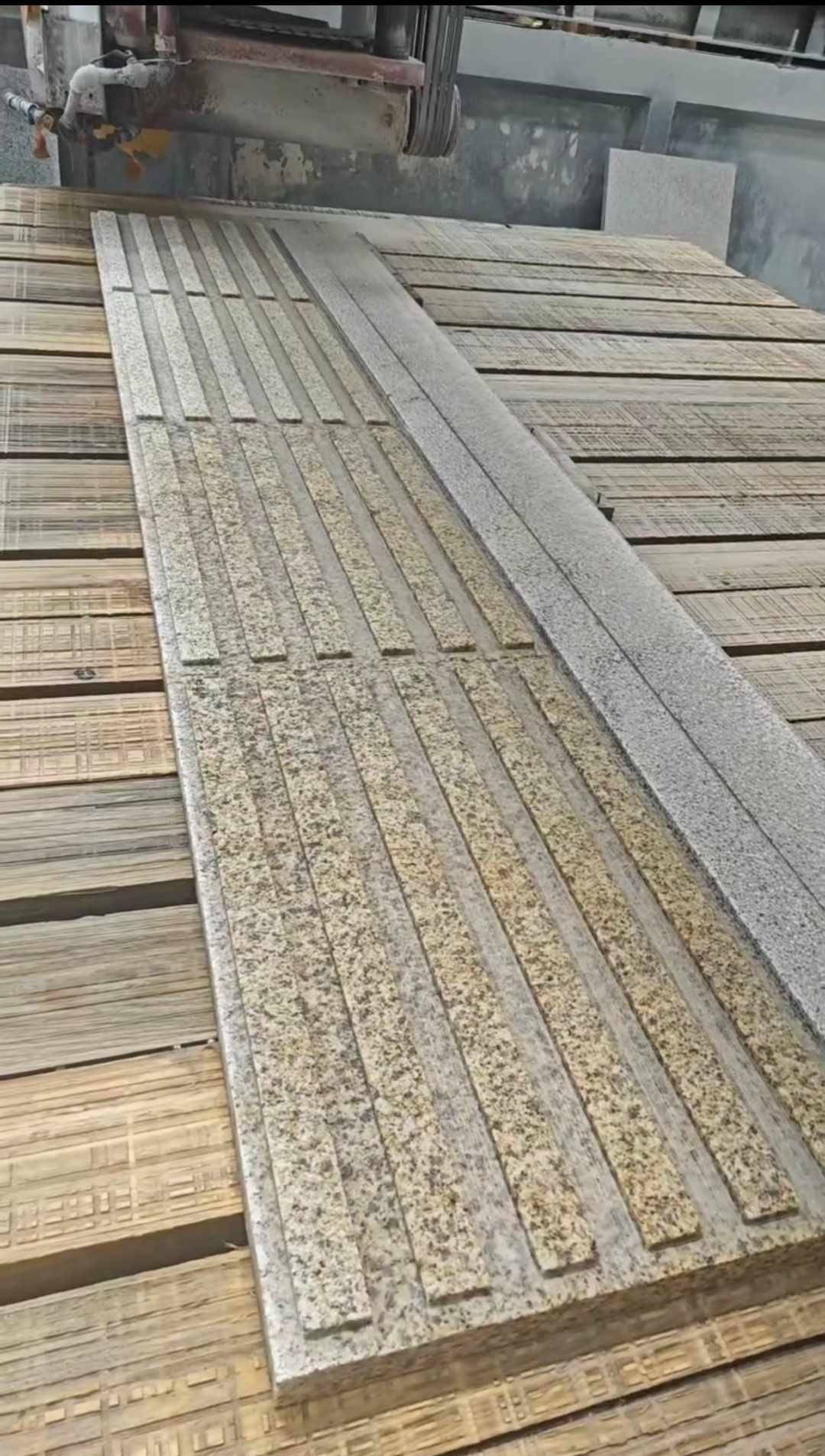 随州黄金麻盲道石 盲条