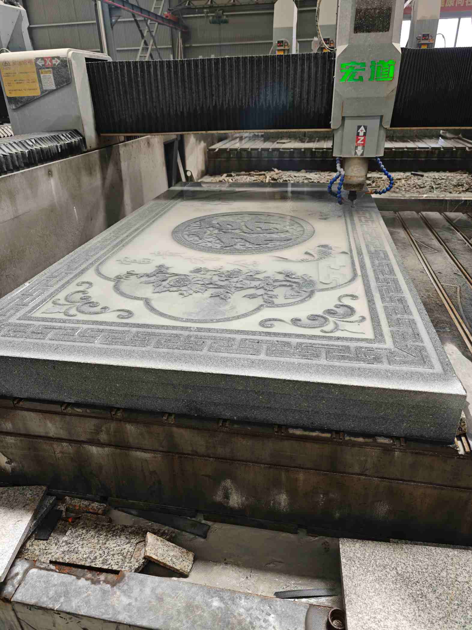 随州芝麻灰雕刻版异形雕刻异形定制